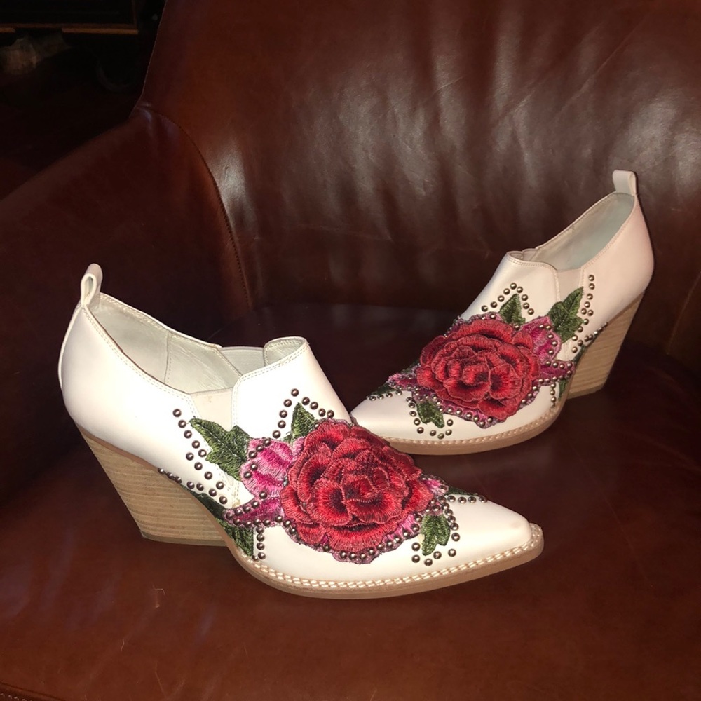 Jeffrey Campbell western inspired low booties